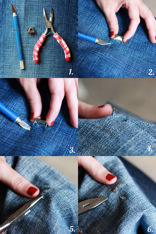 Как украсить джинсовую рубашку