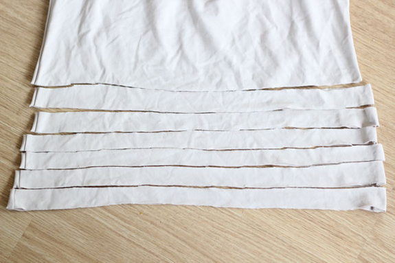 Как сплести простой браслет из ткани