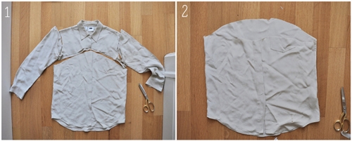 Как сделать топ из рубашки